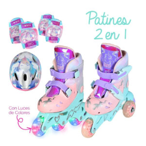 Patines Bipo Unicornio 2 en 1