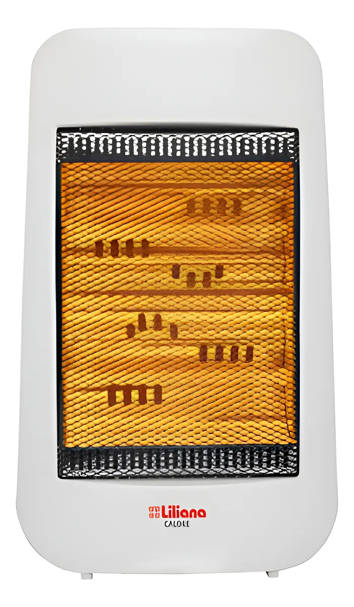 Calefactor Infrarrojo Liliana CI080 Calore 700/1400W 3 Tubos Seguridad Antivuelco
