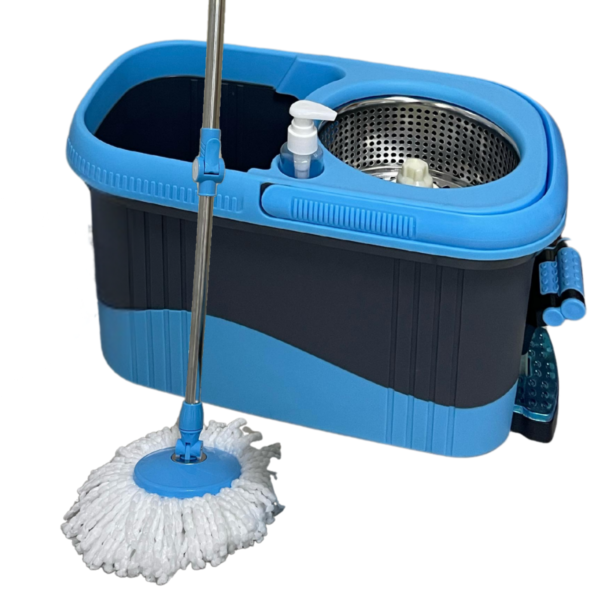 Mopa Lampazo Escurridor Con Balde Centrifugado Trapeador