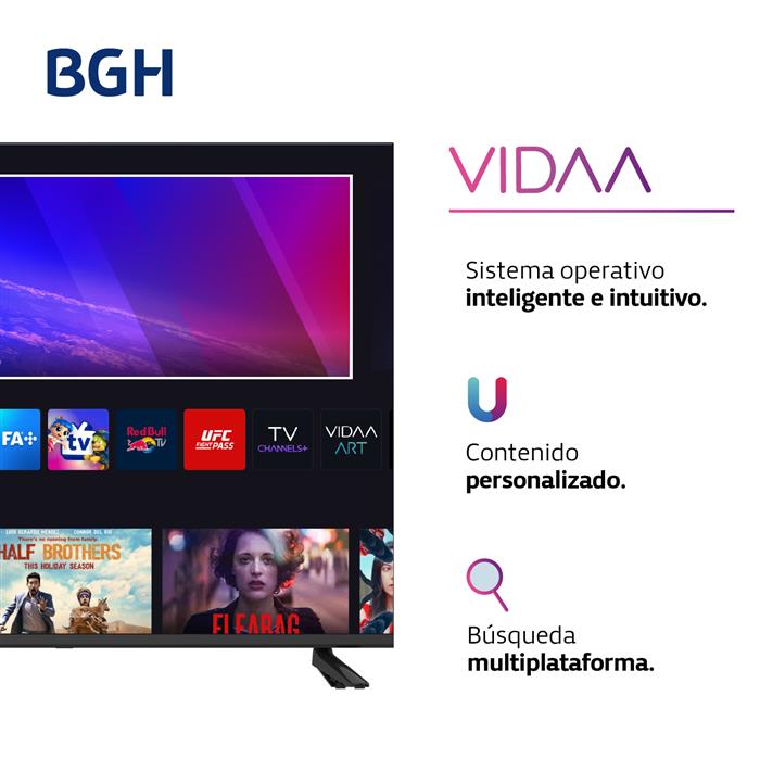 TV 32" BGH VIDAA B3225H5 LED - Imagen 4