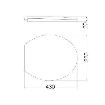 Tapa Asiento Ferrum Universal Tdxp-B - Imagen 2