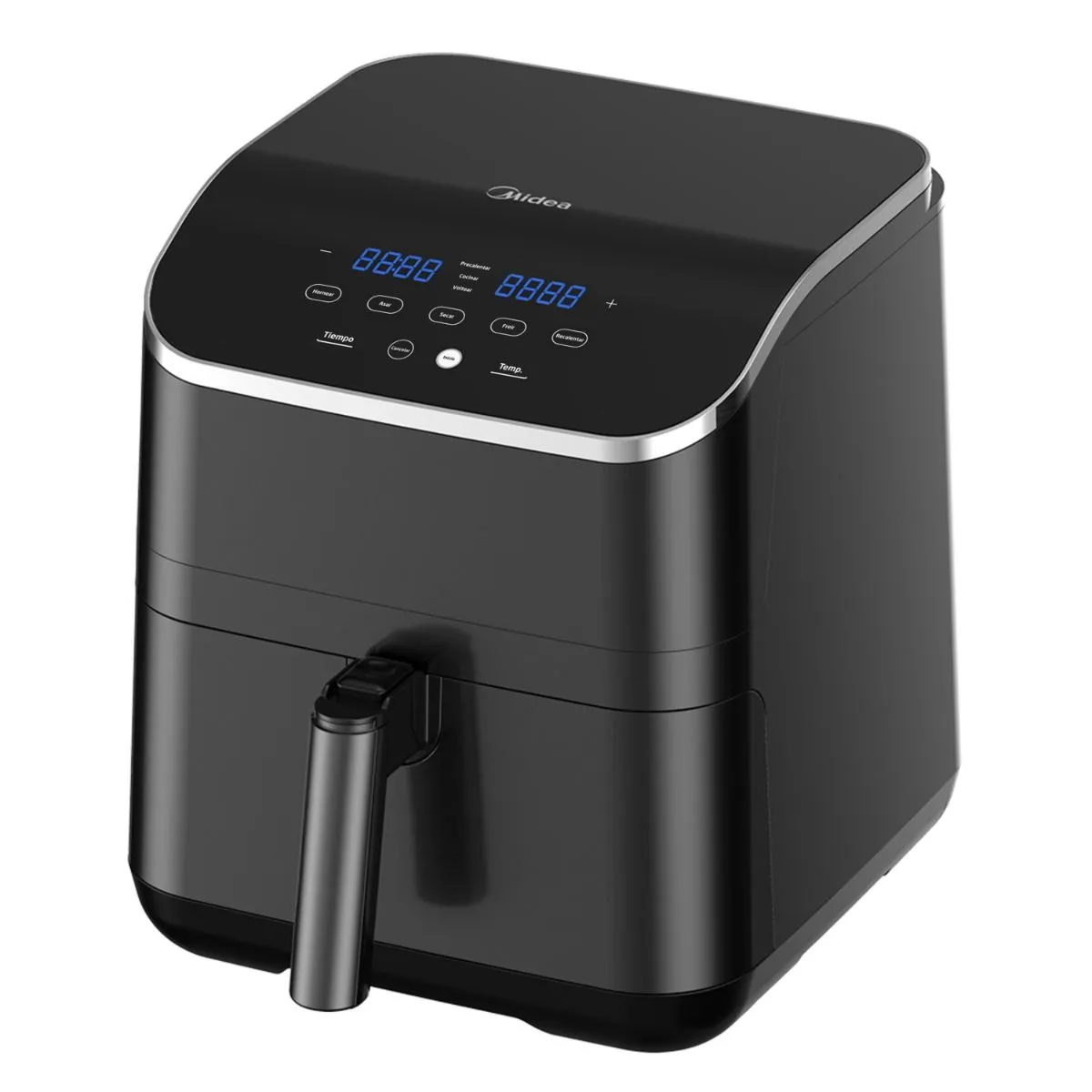 FREIDORA AIRE 5.5 LTS MIDEA FRYER DIGITAL NEGRA