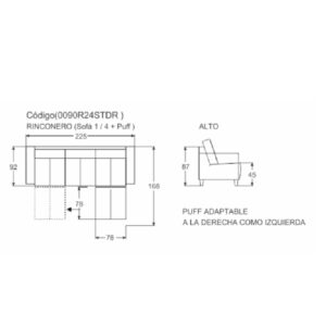 Sofa Tulio 1Cpo