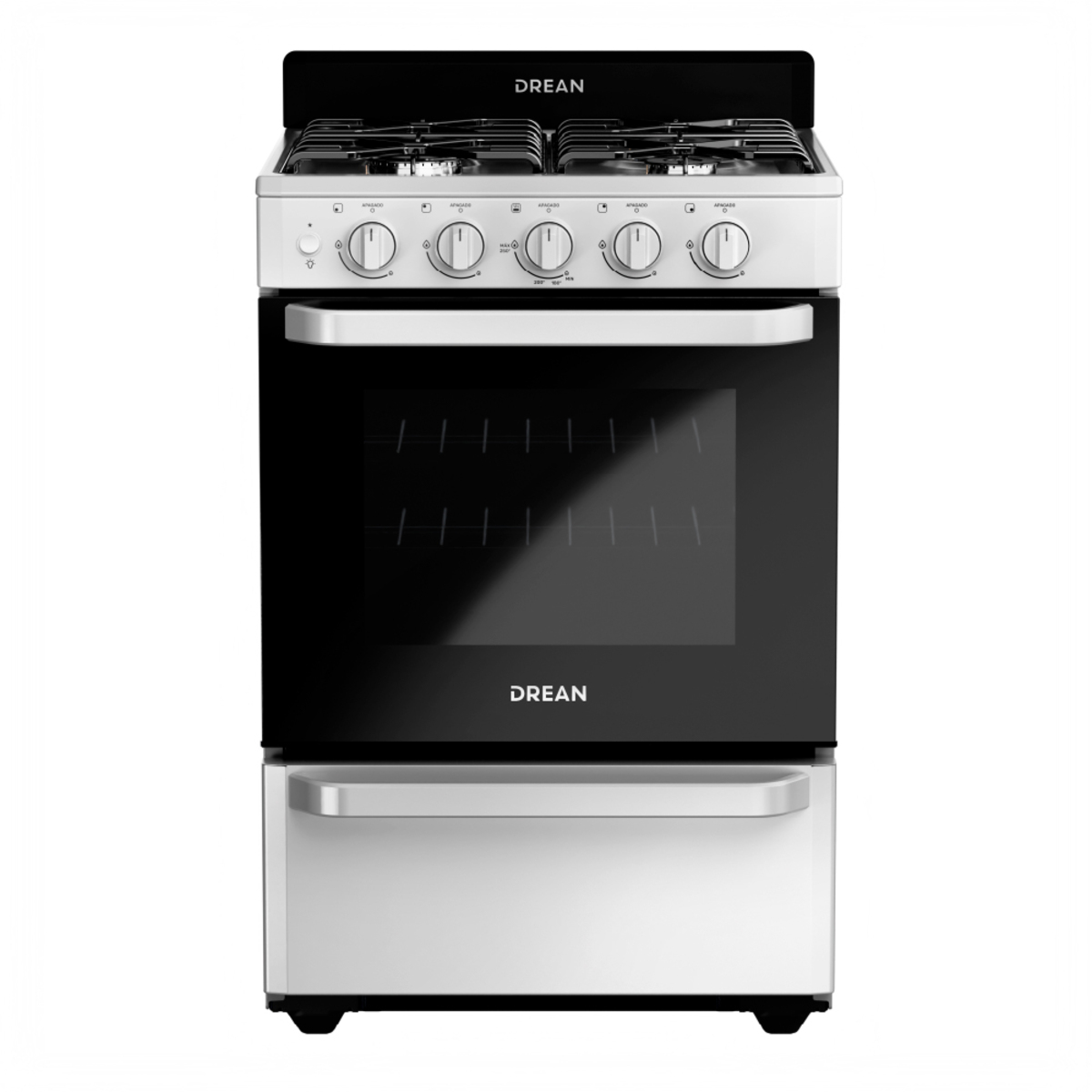 COCINA DREAN 56CM BLANCA CON LUZ Y ENCENDIDO MULTIGAS CD5603AB0