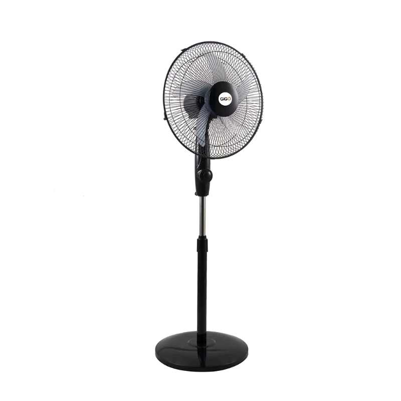 Ventilador de Pie a Batería GIGO 16" – Recargable, Portátil, 3 Velocidades