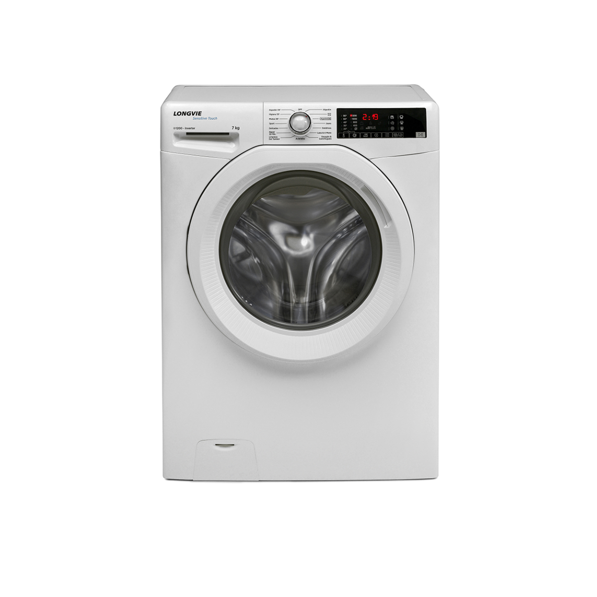 Lavarropas Longvie 7Kg Inverter 1200RPM Carga Frontal Blanco L3W272DB