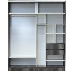 Placard Rivadavia 1,80 x 2,20 m Terra Texturado Puertas Corredizas